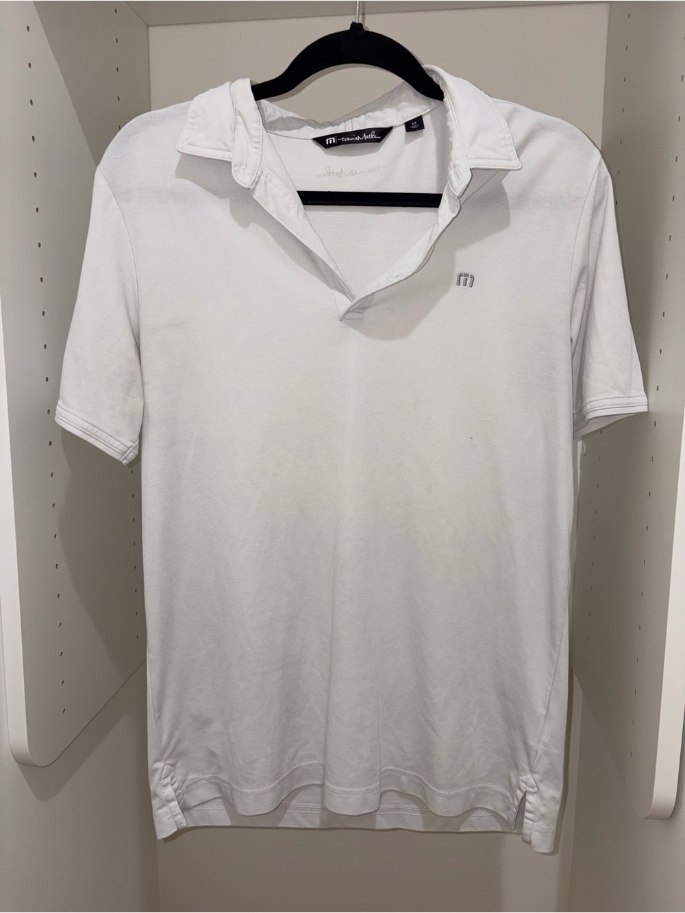 Travis Matthew Men's White Polo Shirt